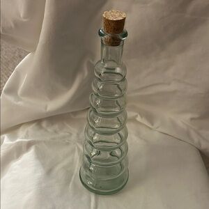 Glass Bottle with Cork Stopper